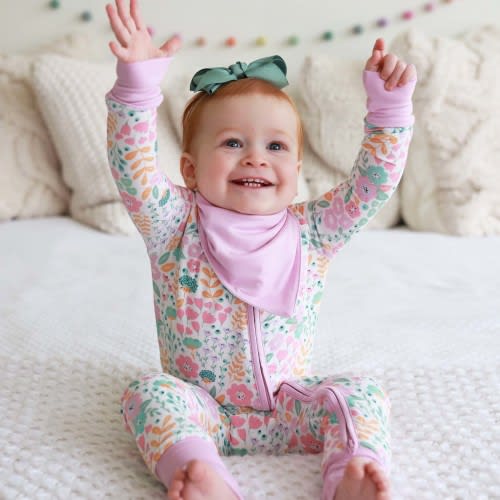 Willow's Whimsy Floral Convertible Zip Romper