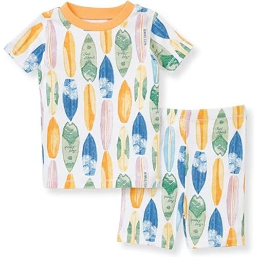 Burt's Bees Baby baby boys Pajamas, Short Sleeve Tee and Shorts