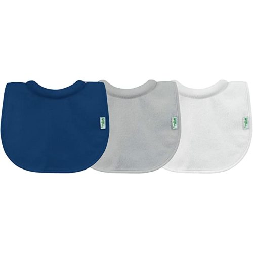 green sprouts Stay-dry Milk Catcher Bibs - Navy - 3pk