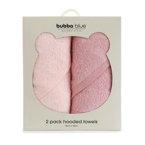 Bubba Blue Sundae Hooded Towel 2 Pack Cupcake | Baby Bunting AU