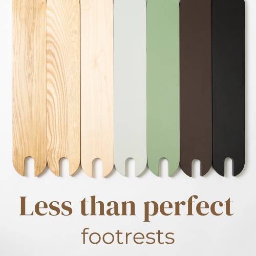 Adjustable Solid Wood Footrest for IKEA Antilop Highchair - Less Than Perfect Oak | Maple | Ash