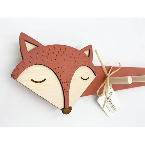 Woodland Fox Hanger, Forest Animal room decor, Fox wall art, Animal Kids Decor, Woodland Nursery,