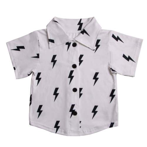 Lightning Bolt Button-Up Shirt