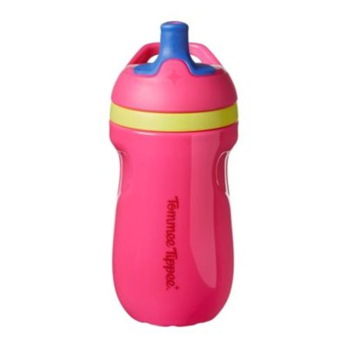 Tommee Tippee 9oz Sporty Spout Cup Bright - Pink