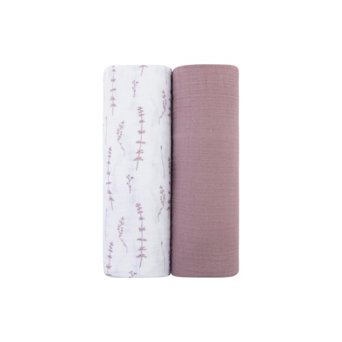 Cotton Muslin Swaddle Blanket 2 Pack