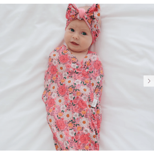 Cocoon Swaddles for Newborn - Flower Power