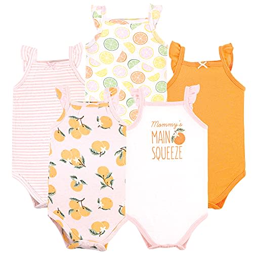 Hudson Baby Unisex Baby Cotton Sleeveless Bodysuits