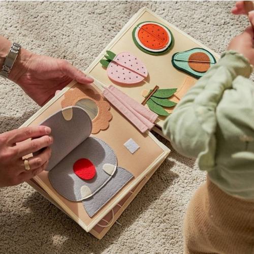 Quiet Book, montessori book, busy book, educational toy, thread quiet book, activity book, soft book, developmental toys