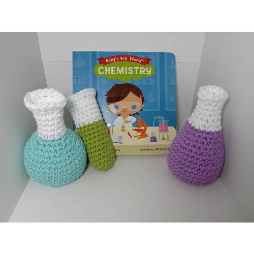 Crocheted Chemistry Gift Set for Baby