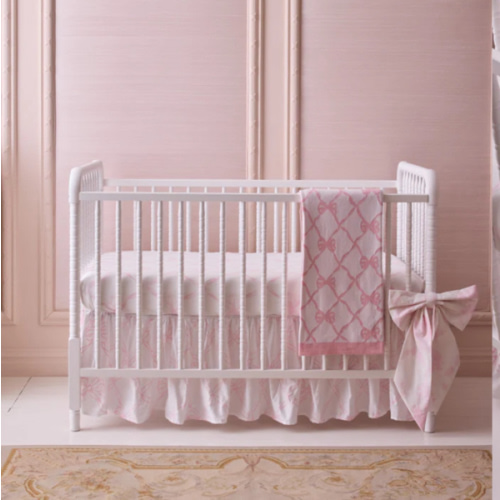 Embroidered Crib Skirt | LoveShackFancy.com
