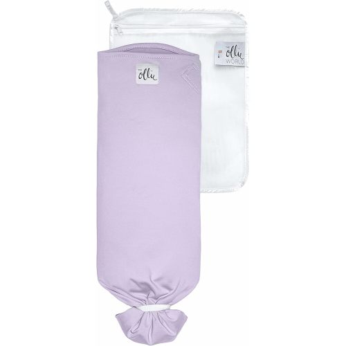 The Ollie Swaddle – Sleep Swaddle for Babies | Breathable, Moisture-Wicking Fabric to Prevent Overheating | Soft, Adjustable Fit | Ideal for Newborns & Infants (Lavender)