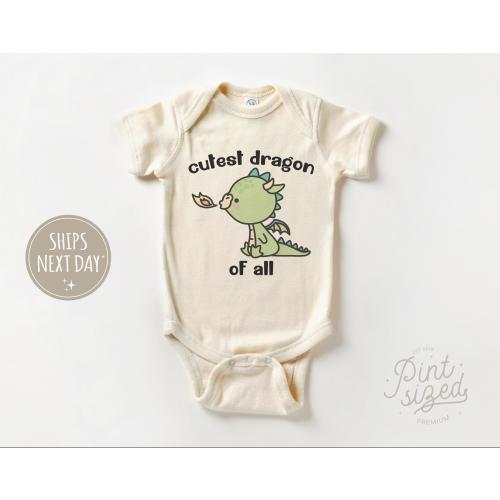 Cutest Dragon Of All Baby Onesie® - Cute Dragon Bodysuit - Cute Year Of The Dragon Kids Onesie®