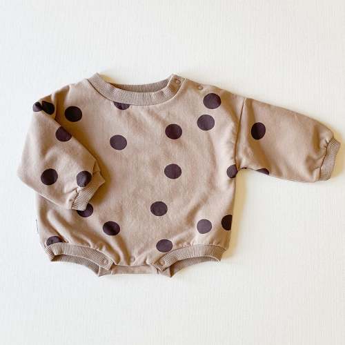 Sweatshirt Bodysuit, Polkadot