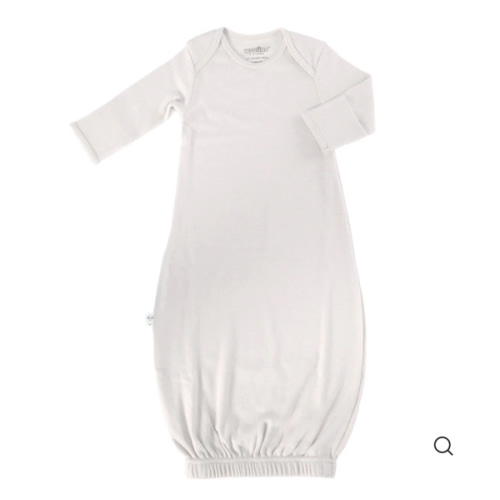 Merino Wool Baby Gown |Natural Merino Wool Baby Sleepwear – Woolino