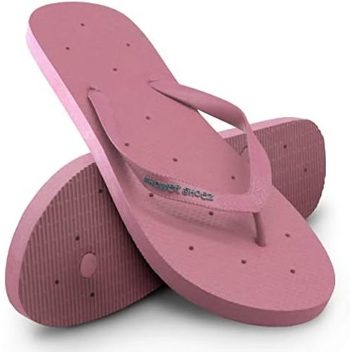 Shower Shoez Women's Non-Slip Pool Dorm Water Sandals Flip Flops
