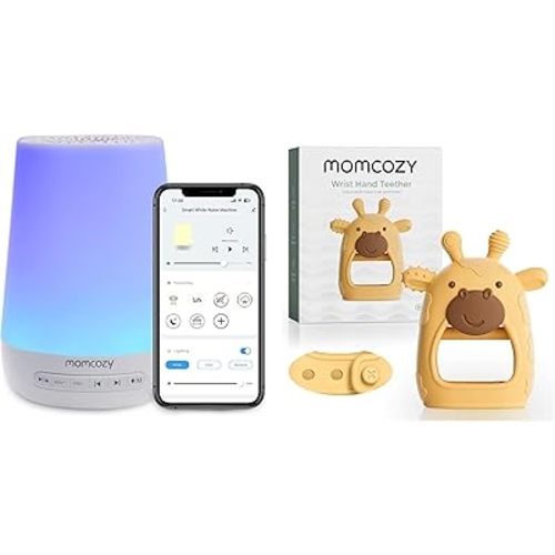 Momcozy Baby Sound Machine&Baby Teether Toys