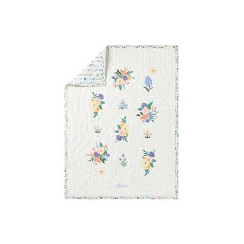 Rifle Paper Co. Garden Party Forest Baby Quilt , Ivory Multi