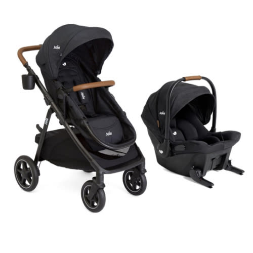 Joie Ginger LX And Mint Latch Travel System - Shale Dark
