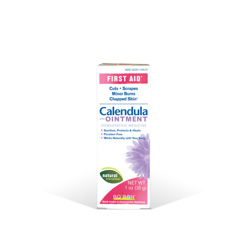 Boiron Calendula Ointment, Homeopathic Medicine for First Aid, Cuts, Scrapes, Minor Burns, Chapped Skin, 1 oz