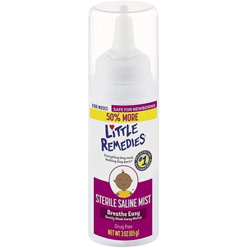 Little Remedies Sterile Saline Nasal Mist, Safe for Newborns, 3 fl oz - 3 Fl Oz (Pack of 1)