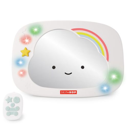 Multi Silver Lining Cloud Entertainment Car Mirror | skiphop.com