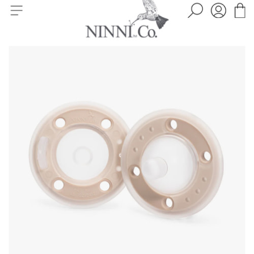 Ninni Pacifier Oatmeal 2 Pack