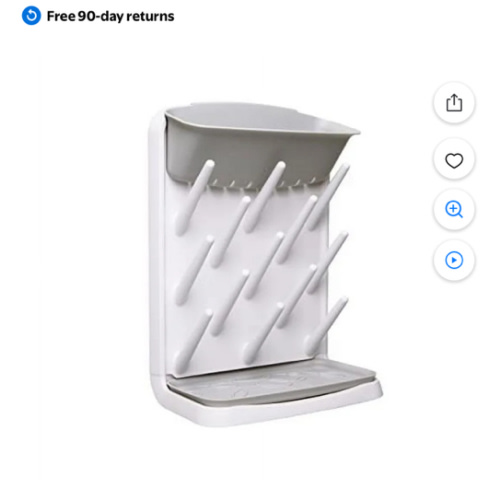 Ubbi Baby Bottle Drying Rack, Holder and Dryer, Large Storage Space, Gray - Walmart.com