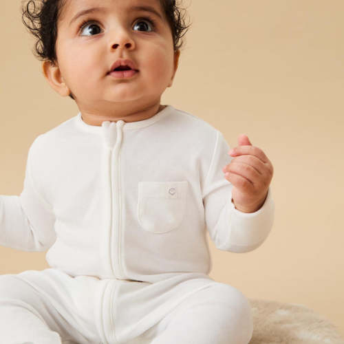 Clever Zip Sleepsuit Blue Stripe / Newborn