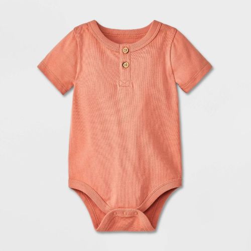 Baby Boys' Henley Bodysuit - Cat & Jack™ Light Blue