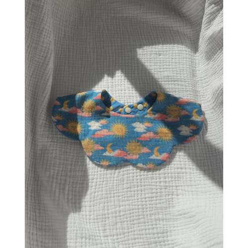 Organic Muslin 7-Layer Dribble Bib - Golden Hour