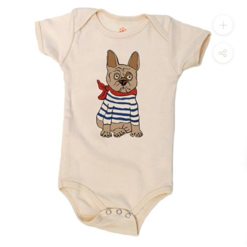 Frenchie - Baby Organic Onesie