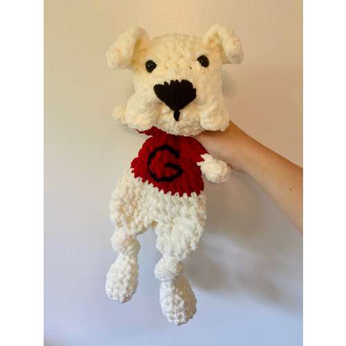 Crochet UGA Bulldog Snuggler