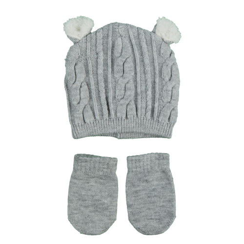 Wonder Nation Baby Beanie and Mitten Set