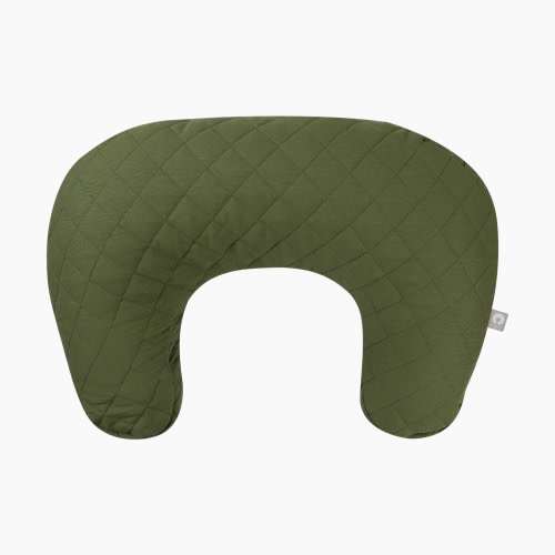 Boppy New Nursing Pillow with Luxe Fabric Cover - Moss Quilt
