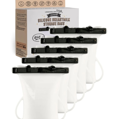 Reusable Silicone Breastmilk Storage Bags | Legendairy Milk
