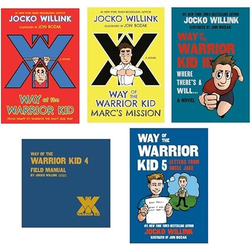 Way of the Warrior Kid Series 5-Book Collection Set - Way of the Warrior Kid, Marc's Mission, Where There's a Will, Field Manual, Letters from Uncle Jake Paperback – Feb. 26 2025