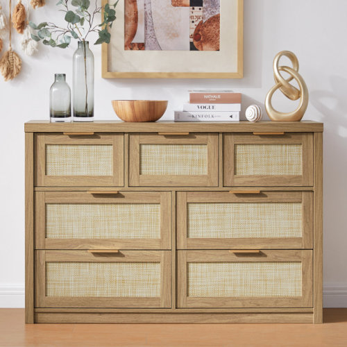 Millwood Pines Dearbhaile 47" W 7 - Drawer Dresser & Reviews | Wayfair
