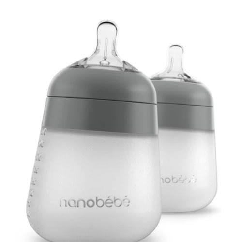 The 9oz Flexy Silicone Baby Bottle - FREE SHIPPING! BPA-Free, Anti-Colic – Nanobébé