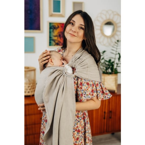 Ring Sling, Peanut Butter - Gathered Shoulder