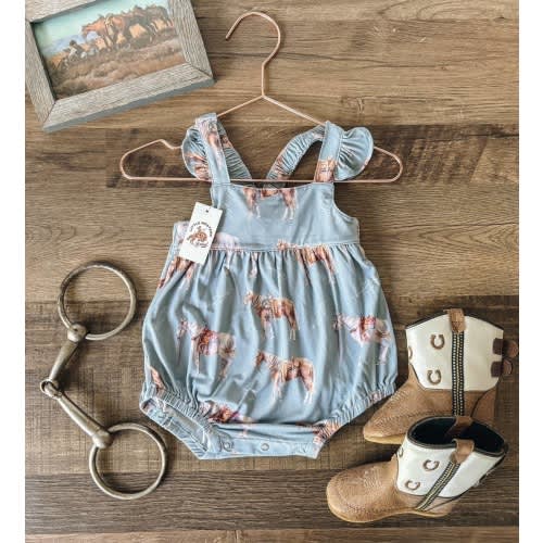 bamboo ranch horses romper