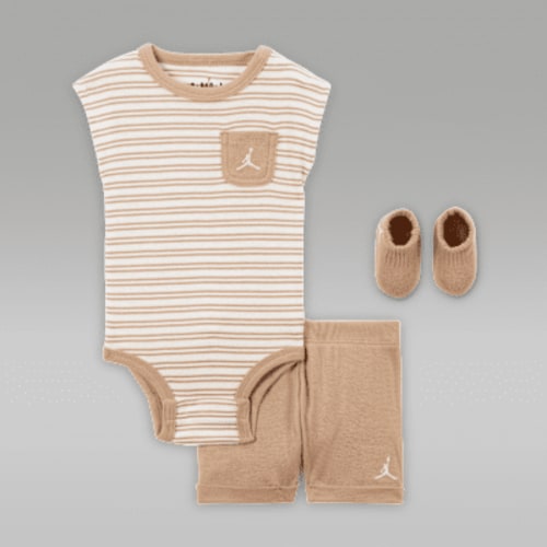 Jordan Essentials Baby Striped 3-Piece Set