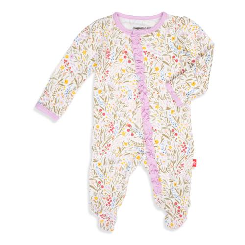 ashleigh modal magnetic ruffle footie