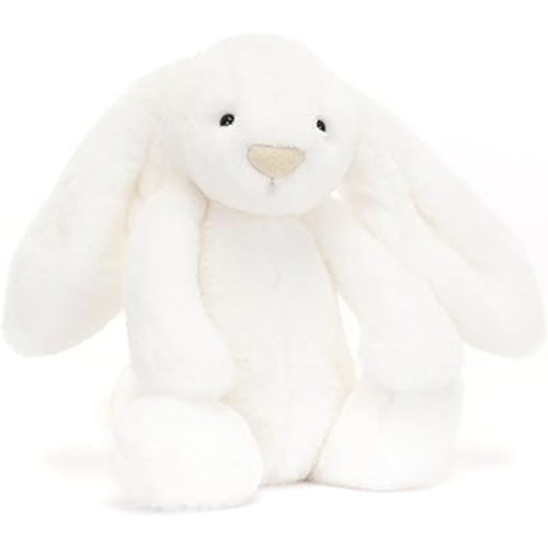 Jellycat Bashful Luxe Luna Bunny Stuffed Animal, Medium 12 inches - Rabbit & Bunny Plush Toy - Classic Children's Gift