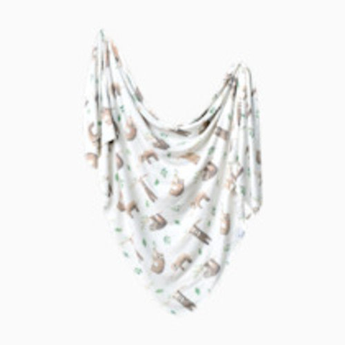 Copper Pearl Printed Swaddle Blanket - Sloths