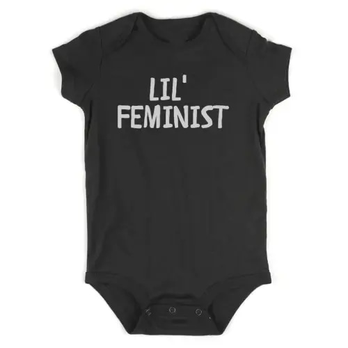 Lil Feminist Feminism Baby Bodysuit One Piece by Kids Streetwear – kidsstreetwear
