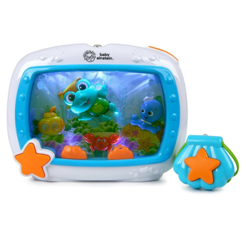 Baby Einstein Sea Dreams Soother Musical Crib Toy and Sound Machine, Newborn and up