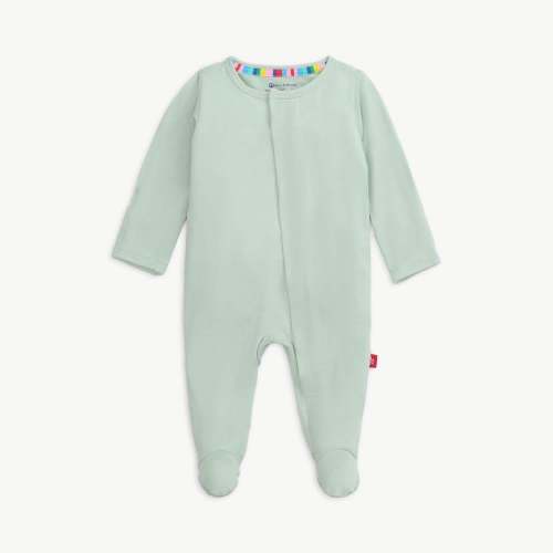 sea foam RightFit™ magnetic parent favorite footie – Magnetic Me