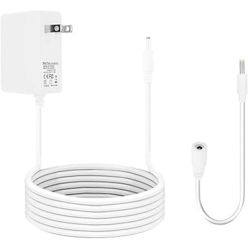 Power Cord for Hellobaby Baby Monitor Charger: 5V Baby Monitor Charger Cord fits HelloBaby HB66, HB65,HB50,HB65TX,HB6550, HB30,Baby Camera Monitor K05S050100U.