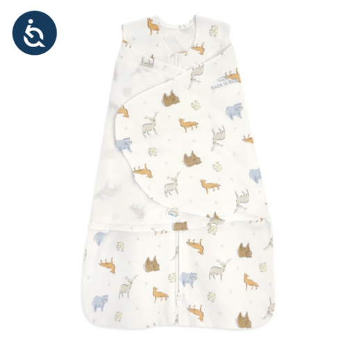 100% Cotton Baby Swaddle Forest Friends | Newborn | HALO US