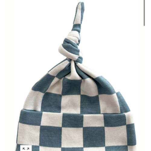 Blueberry Muffin Checkerboard / Organic Beanie – SpearmintLOVE